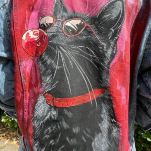 Men’s Artistic Headphone Drip Graphic T-Shirt – Trendy Unisex Soft Cotton Tee for Creative Expression